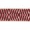 Ribetes jacquard Themis 76 mm Houlès Espelette 32178-9500