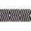 Themis 76 mm jacquard Braid Houlès Gris 32178-9600