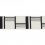 Ribetes brodé Minos 55 mm Houlès Noir/Blanc 32195-9900