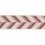Ribetes brodé Thalia 55 mm Houlès Rose 32193-9400