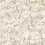 Dahlia Wallpaper Casamance Vanille/Or 75111732