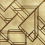 Carta da parati panoramica L-Geometrics Metallics Coordonné Gold 9600400