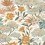 Tissu Cite des Roses Casamance Ocre/Bois de Rose 47140218