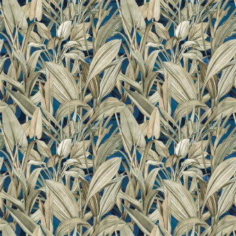 Canopée Wallpaper Bleu Quinsaï