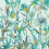 Papeles pintados Sous les tropiques Quinsaï Turquoise QS-028BAA
