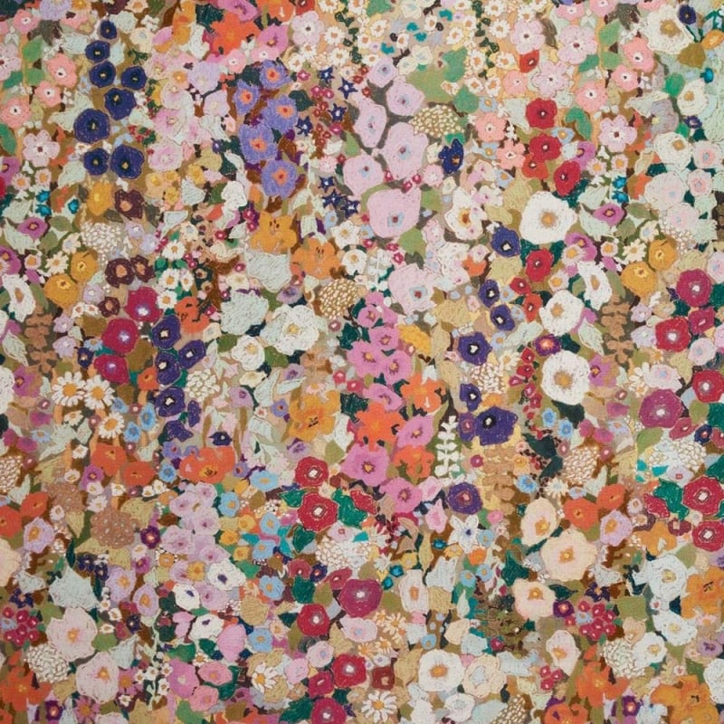 Hollyhocks Fabric House of Hackney