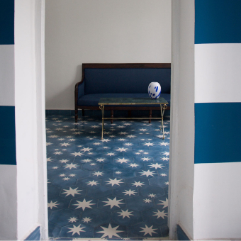 Hex Star cement Tile