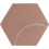 Carreau ciment Hex Crescent Popham design Petal Milk H1-011-P38P02