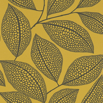 Pebble Leaf Wallpaper Honeybee MissPrint