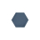 Piastrella di cemento Hex Star Popham design Plain Indigo H1-001-P46