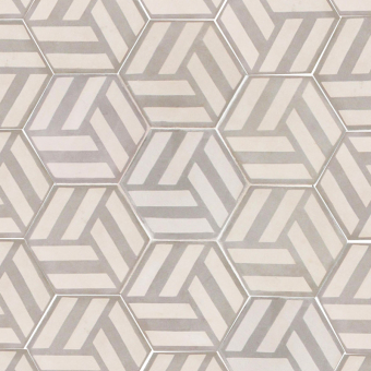 Hex Knot cement Tile