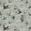 Chimney Swallows Fabric John Derian Sky blue FJD6009/01
