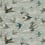 Tissu Chimney Swallows John Derian Sky blue FJD6009/01