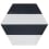 Kimono B cement Tile Marrakech Design Charcoal, Pure White kimonob-charcoal-pure-white
