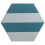 Kimono B cement Tile Marrakech Design Pigeon blue, Pure white kimonob-pigeon-blue-pure-white