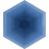 Baldosa hidráulica Four Elements Hexagone Marrakech Design Hexagon Blue FourElements-HexagonBlue