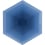 Carreau ciment Four Elements Hexagone Marrakech Design Hexagon Blue FourElements-HexagonBlue