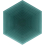 Baldosa hidráulica Four Elements Hexagone Marrakech Design Hexagon Green FourElements-HexagonGreen