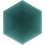 Piastrella di cemento Four Elements Hexagone Marrakech Design Hexagon Green FourElements-HexagonGreen