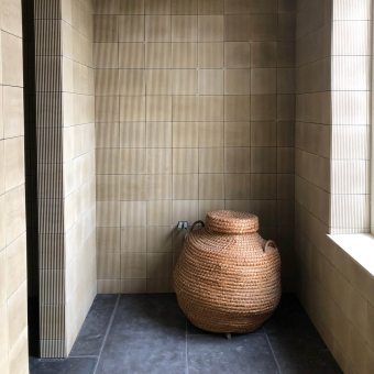 Lines Reed cement Tile Salmiak Marrakech Design