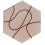 Paths cement Tile Marrakech Design Pale Pink Paths-Pale Pink/Ruby red