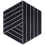 Piastrella di cemento Fold Marrakech Design Charcoal Fold-Charcoal/Salmiak