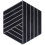 Zementfliese Fold Marrakech Design Charcoal Fold-Charcoal/Salmiak