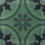 Zementfliese Trädgård Marrakech Design Grön Trädgård-grön/svart