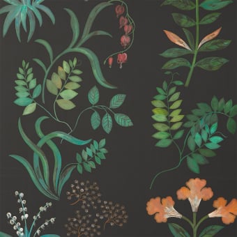 Botanical Stripe Wallpaper