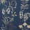 Botanical Stripe Wallpaper Liberty Pewter Blue 07211001N