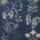 Papier peint Botanical Stripe Liberty Pewter Blue 07211001N