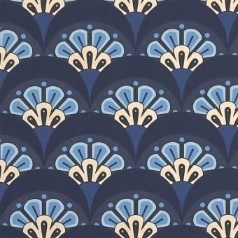 Deco Scallop Wallpaper