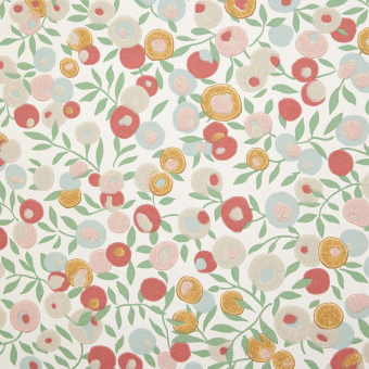 Wilthshire Blossom Wallpaper Fennel Liberty