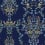 Luxembourg adhesive wallpaper Rifle Paper Co. Navy PSW1328RL