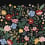 Papier peint adhésif Strawberry Fields Rifle Paper Co. Black PSW1333M