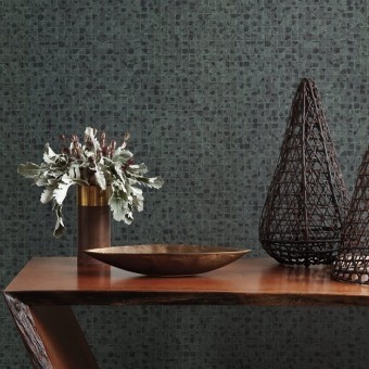 Tapete Leather Lux Dark/Green York Wallcoverings
