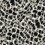 Leopard Rosettes Wallpaper York Wallcoverings Black/Off White HO2164