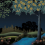 Carta da parati panoramica Wild Orchard Collage Yo2 bleu-nuit WO1.01-FF
