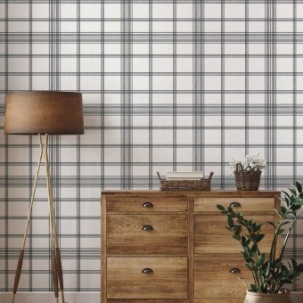 Charter Plaid Wallpaper