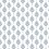 Carta da parati French Scallop York Wallcoverings Blue CV4459