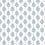 Papier peint French Scallop York Wallcoverings Blue CV4459