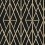 Papier peint Riviera Bamboo Trellis York Wallcoverings black CV4448