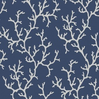 Tapete Coral Island Navy York Wallcoverings