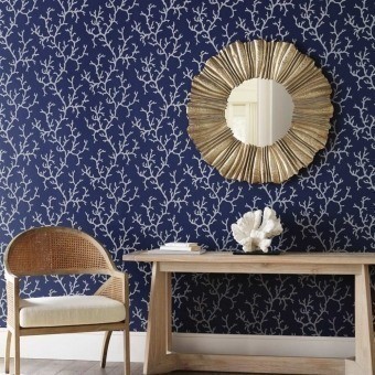 Tapete Coral Island White York Wallcoverings