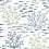 Papier peint Marine Garden York Wallcoverings Green/Blue CV4404