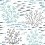 Carta da parati Marine Garden York Wallcoverings Blue/Brown CV4406