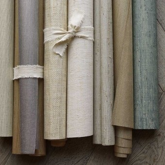 Tapete Grasscloth Cloud Colefax and Fowler