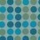 Tessuto Circles Maharam Turquoise Light and Green 466475-007