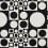 Geometri Fabric Maharam White Black 459970–004