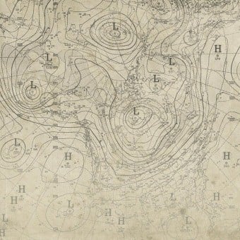 Carta da parati panoramica Isobars